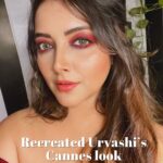 Nidhi Uttam Instagram – Recreating Urvashi Rautela’s stunning look at Cannes film festival with the new L’Oréal Infallible range. She looked stunning in her lovely gown & red eye makeup look. Tried my best using the new range from @lorealparis to recreate it🫶🏼 

#CannesGlam #LorealInfallible #MakeupMagic #glamrecreation #cannesfilmfestival #lorealparis LorealxNAP #NykaaAffiliates #Cannes2024 #ad 
@mynykaa @napbynykaa @lorealparis 
 
Would you try this look for a party /event?