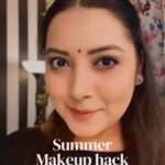 Nidhi Uttam Instagram – Beat the heat with this ice-cool makeup hack! ❄️ 🖌️Transform your summer routine with flawless foundation application using ice cubes. Say goodbye to makeup meltdowns and hello to a fresh, flawless look that lasts all day. #summerbeauty #makeuphack #hacks 
Foundation used : @anastasiabeverlyhills (link in story)
Do you face issue of makeup meltdowns?