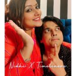 Nidhi Uttam Instagram - Waise yeh toh sach hai, kisi bhi relationship ko work karne ke liye vibe match hona important hai. Jaise ki humare 😉 @themohitpathak @nidhiuttam Watch EP 01 - ‘Red Flag or Green Flag’. Link In @thetimeliners Bio. ✨ @thetimeliners @vishalvashishtha @plabita.manu @aaronkoul #AlmostTogether #TheTimeliners #VibeMatch #CoupleGoals #AlmostTogetherOnTheTimeliners