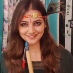 Nidhi Uttam Instagram - The things you think about , will determine the quality of your mind 🌼 What you always think and focus on, you become most🌼 People are unaware that the things they think will ultimately determine the thoughts action and behaviour.🌼 ~Jai Shree Krishna 🦚🧿
