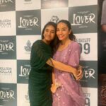 Nikhila Sankar Instagram - All about yesterday! LOVER premiere 🥹💜 Very very happy and contented! No words to express 💜💜🥹🥹🥹💯 @rinibot