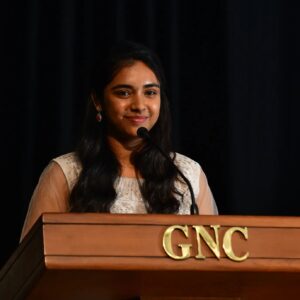 Nikhila Sankar Instagram - Very grateful to @gnc_chennai for inviting me to @juno_2k24 with some amazing crowd! 
Very blessed to be meeting @manjitsinghnayar , General Secretary & Correspondent of Gurunanak College. Thank you for your kind hospitality. 🔥💥💯💜