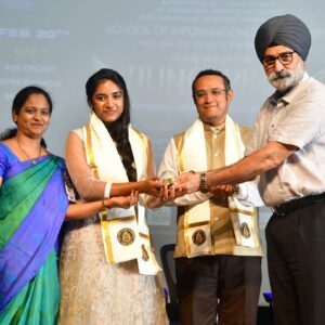 Nikhila Sankar Instagram - Very grateful to @gnc_chennai for inviting me to @juno_2k24 with some amazing crowd! 
Very blessed to be meeting @manjitsinghnayar , General Secretary & Correspondent of Gurunanak College. Thank you for your kind hospitality. 🔥💥💯💜
