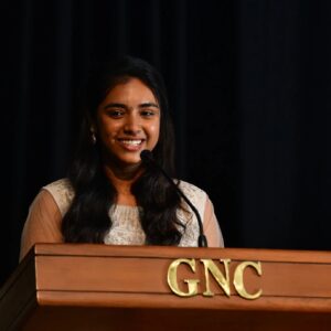 Nikhila Sankar Instagram - Very grateful to @gnc_chennai for inviting me to @juno_2k24 with some amazing crowd! 
Very blessed to be meeting @manjitsinghnayar , General Secretary & Correspondent of Gurunanak College. Thank you for your kind hospitality. 🔥💥💯💜