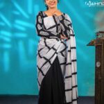 Nikhila Sankar Instagram - Black & White 🤍 PC: @jaihindh_photography MUA: @shami_s_makeover Outfit: @ohsenorita_clothing