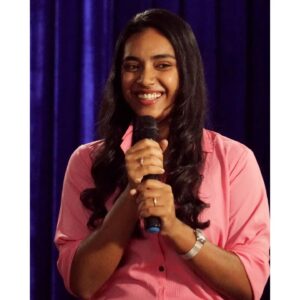 Nikhila Sankar Instagram - My very first TED talk at Anna University MIT campus 💜
Very honoured to be a part of this and thoroughly enjoyed the presence of @rjvigneshkanth anna @anbu_thasan @realtamilselvan @theagneljohn 

Thank you so much for inviting me💜💯

@tedcmit @anna_university.chennai @madras_institute_of_technology

.
.
.
.
#reelstamil #reelsexplore #instagood #viral #beyou #funny #trendingreels #reelitfeelit #relatable #trending #foryou #reellife #videooftheday #instagramreels #tamilcomedy #tamilmovie