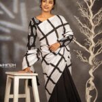Nikhila Sankar Instagram - Black & White 🤍 PC: @jaihindh_photography MUA: @shami_s_makeover Outfit: @ohsenorita_clothing