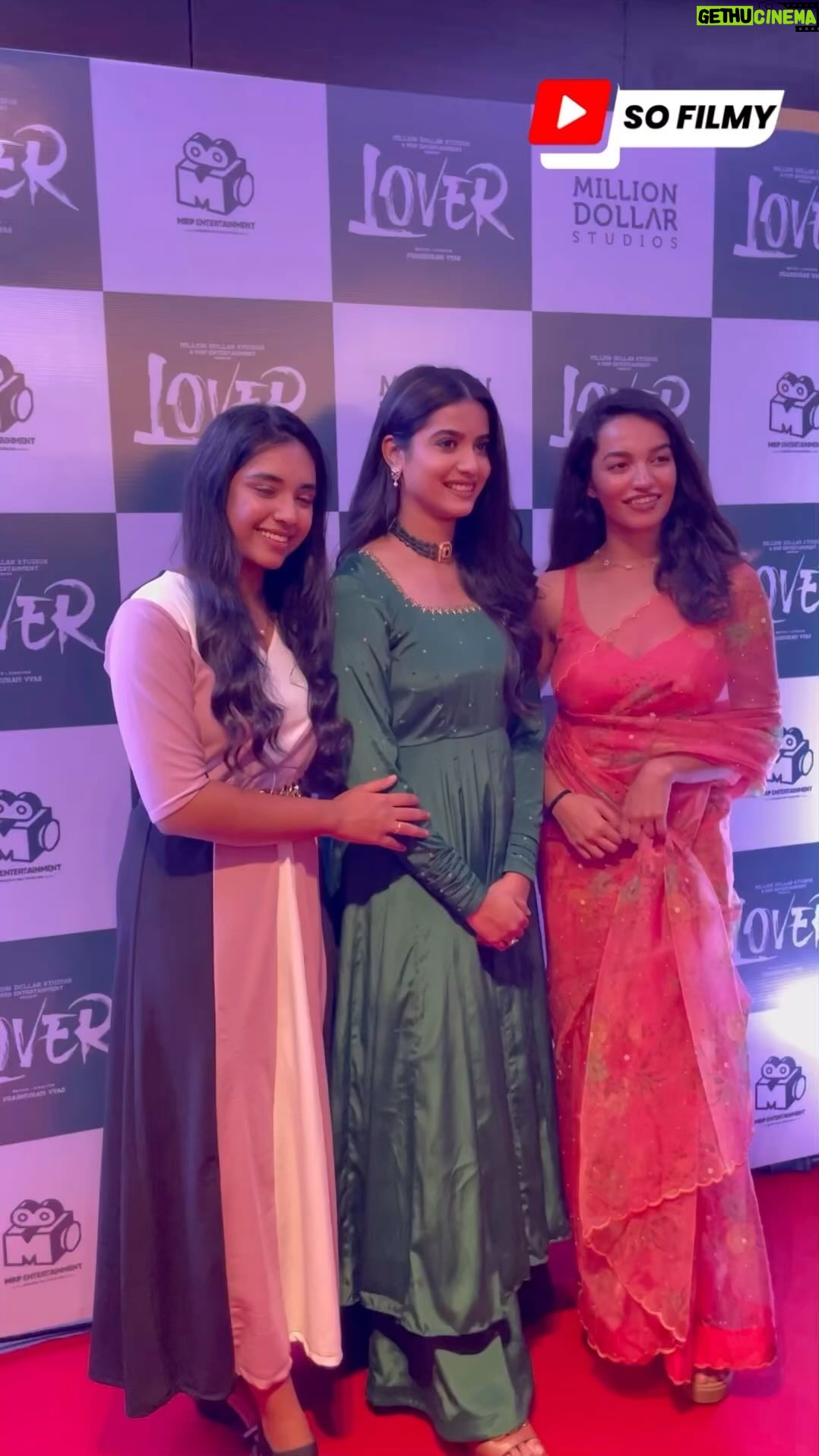Nikhila Sankar Instagram - The Girls Squad of #lover . . #tamilactress #actors #actorslife #trending #trendingnow #tamilcinema