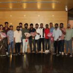 Nikhila Sankar Instagram - Lover's day spent well with #lover team! So happy to be a part of this! Thank you so much💜💜💜 @millionoffl @mrpentertainments @mageshraj @yuvraj_ganesan @manikabali87 @kanna__ravi @hachu.k @rinibot @srigouripriya @shreyaas_krishna @benunantha