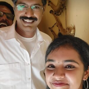 Nikhila Sankar Instagram - Take 2min of your time to read this.. it'll mean a lot to me💜

November 25 will be my most unforgettable day🌟💜
Ask me why? 

Though it was a small portion in the movie #manadu .. I am glad that I came all the way all on my own with great difficulty, time and struggles. 

#manadu
#str 

A journey of 1000 miles starts with the first step. And I'm glad I have kept mine💜💜

I'm really grateful and thankful to the team of manadu for introducing me to the big screen for the very first time. 
@badavagopi
@venkat_prabhu
@silambarasantrofficial 
@silva_stunt 

I'll never forget how simbu sir @silambarasantrofficial came spoke to me asking my name and the role in doing in the movie... Most down to earth person💜💜

And also @premgi sir who always had a smile on his face and cracked jokes whenever and making everyone laugh💜

I'm very happy and overly excited and I have no more words to say! 

And I'm really thankful to those who took time to record my little scene in the theaters and shout and whistle for me on my entry shot.. 😅💜 All these gestures made my day and without all of you.. it wouldn't have been possible.. thanks a lot..

And..

I love you all💜💜

#simbu #bigscreen #manadu #maanadu #maanaadu