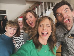 Nikki DeLoach Instagram - Last Christmas, we were so blessed to tell the story of Auldin Maxwell, an exceptional kid with autism. who broke a Guinness World Record by stacking the most @jenga blocks on top of a single vertical block. This year, it won a Christopher Award in the category of TV, Cable and Streaming! Thank you so much to The Christopher’s for acknowledging Auldin’s story. And a big congrats to our execs Angie Polk and Samantha DiPippo at @hallmarkchannel, our writer, Mark Hefti, and director, Jason Bourque, for bringing this story to life. It was such an honor to be a part of this movie. ❤️ #christopheraward #hallmark