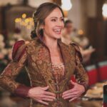Nikki DeLoach Instagram - When you gotta laugh but your medieval dress is too tight. Curious Caterer: Foiled Plans April 26th on @hallmarkmystery