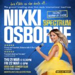 Nikki Osborne Instagram - Brisbane! Next week I kick start my Spectrum tour with my not so secret secret warm up shows. It’s the show that was cancelled. Twice. Third time’s a charm. Ticket link in bio. #comedian #spectrum #whatson #fyp #comedy