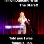 Nikki Osborne Instagram - Okay, so, I wasn’t the best behaved during filming but it’ll make for a cracking show!! #dancingau @dancingau #dwts #fyp #comedian #nikkiosborne @moretalentau