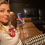 Nikki Osborne Instagram - What the hell?! I started drinking Red Bull during DWTS and realised I think really clearly for two hours after. So I tried it for stand up. Sure, I’m pinging all over the place but the brain/mouth thing happens so much faster. Why did nobody tell me about the powers of Red Bull?! Crazy.