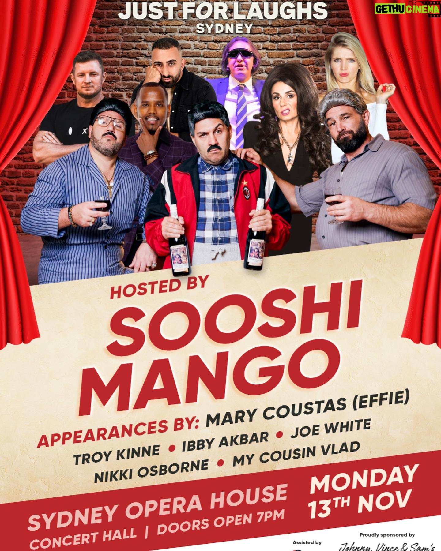 Nikki Osborne Instagram - Opera House. Main stage. November 13. It took 3 Italians to drag me back from Italy. I’m excited. It’s a big room. Kinda the most iconic room there is. I’d better be funny. Tix are on sale now!