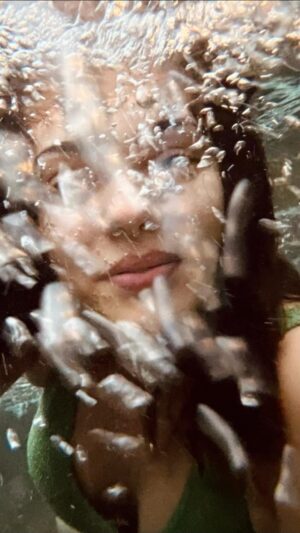 Nilam Farooq Instagram - reality whistles a different tune underwater..