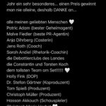 Nilam Farooq Instagram - ✨ BAYERISCHER FILMPREIS ✨ als beste Hauptdarstellerin für „Contra“ - unglaublich... im Leben hätte ich mir diese Auszeichnung nicht erträumt... bin unendlich dankbar. PS: Die ausgefallene After Show fordere ich hiermit offiziell ein, sobald wie wieder möglich, bitte - habe da was zu feiern!!!! ✨✨✨