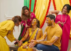 Nimisha Mehta Instagram - Two weeks ago, Sol and I tied the knot. The most magnificent week of our lives, with 5 incredibly fun events - Mehndi party, Pithi & Mandvo, Civil ceremony, HinJew ceremony and the Reception party. What an experience! 🤍

Thanking all our suppliers who helped us bring our vision to life. Whilst marriage is about two souls uniting, Sol and I also wanted to capture the uniting of two families, two cultures and traditions fusing into one. 

To our family and friends, thank you for everything from the bottom of our hearts. We couldn’t have achieved half of this without your love and support. Sol and I are truly blessed to have such wonderful people in our lives who showed up to every event 100%! 

More pics and videos (yes even the dance videos!) coming soon! 

Lots of love, Mehta-Slade’s

Venues: @offleyplace @kpcentre 
Catering: @snkfoods @shivshakticatering @theindiankitchen_co 
Decor: @sai_mandaps @kamore.creations 
Photography: @roshniweddingphotography @shivaniphotography 
Videography: @deneemotion 
Music: @shivgopal @divinemusiquk @djschola @kstarthedj 
Priest @vasudevmehta and Richard Gerstein
Toastmaster: @themaninthered_coat 
Make up and hair: @natashaelouisemua @krupali_makeup @binitabhudia 
Garlands: @var_mala 
Mehndi: @tasneemmehndiartist
Dhol Players: @beat_evolution