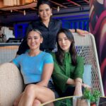 Nina Kozok Instagram - Friendship through the ages. Est 1993. We all have Indonesian mothers and German fathers, speak 3 languages & grew up in Auckland, NZ. P.S. I love how Sydney has become our reunion spot