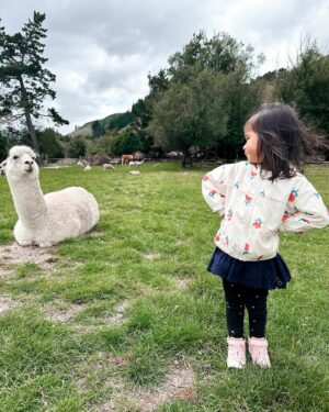 Nina Kozok Instagram - Kiana & her new friend the Alpaca