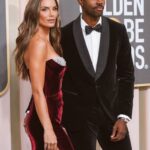 Nina Seničar Instagram - Golden Globes 2023. Total look @dolcegabbana 🤍 Make up: @abramovicm Hair: @bychrismartin #goldenglobes