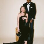 Nina Seničar Instagram – #Oscar Sunday with @vanityfair ♥️
.
.
.
Dress: @machandmach 
Shoes: @gianvitorossi 
Bag: @lalingilondon 
Jewelry: @davidyurman 
Make up: @abramovicm 
Hair: @bychrismartin 
Face prep: @alessandraricchizzi 
Photo by: @sarah_partain 

Special thanks to: @luciodirosa 
♥️

#vanityfairoscarparty