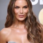 Nina Seničar Instagram - Golden Globes 2023. Total look @dolcegabbana 🤍 Make up: @abramovicm Hair: @bychrismartin #goldenglobes