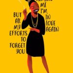 Nina Simone Instagram - “I had a feeling when I met you you’d drive me crazy if I let you, but all my efforts to forget you remind me I’m in love again…” - #ninasimone #remindme - 🎨 by @jorgearevalographic
