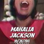 Nina Simone Instagram - Mahalia Jackson (10/26/1911 - 1/27/1972) #mahaliajackson #howgreatthouart
