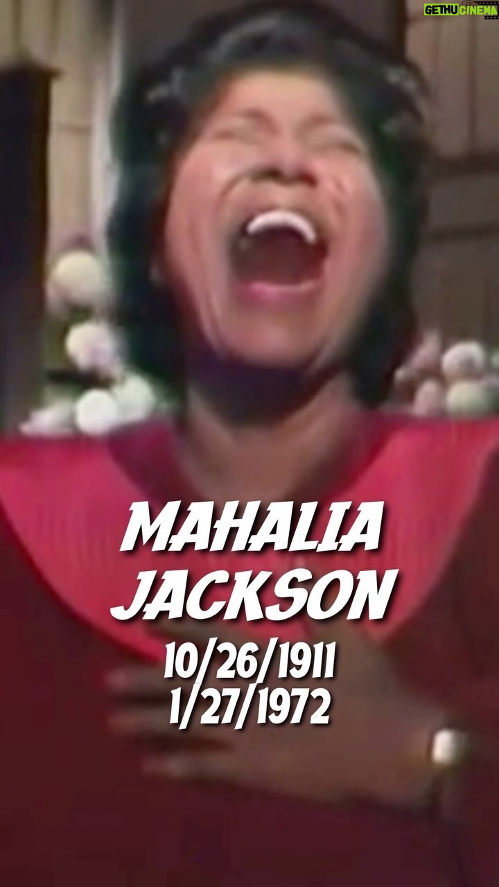 Nina Simone - 14.7K Likes - Mahalia Jackson (10/26/1911 - 1/27/1972) #mahaliajackson #howgreatthouart