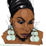 Nina Simone Instagram - “When all day long things go amiss, I go home to find me some bliss. Who hands to me a glowing kiss? Nobody…” - #ninasimone #nobody - 🎨 by Wayne Moraghan