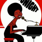 Nina Simone Instagram - “My heart tells me one magic night may lead to many more...” - #ninasimone #ifonlyfortonight - 🎨 by Liz França