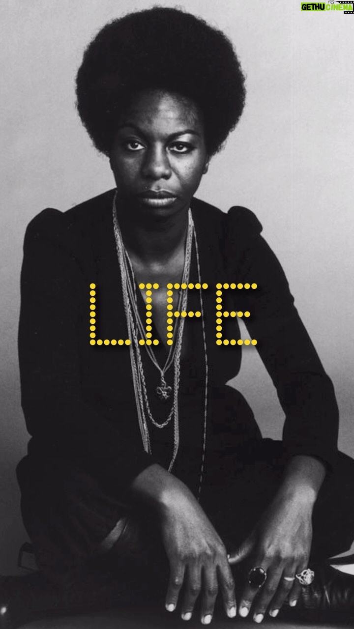 Nina Simone - 7.8K Likes - “There is so little in life you can be sure of…” - #ninasimone #everythingmustchange - Live at Drury Lane, 1977 - 📷 by @robinsongallery