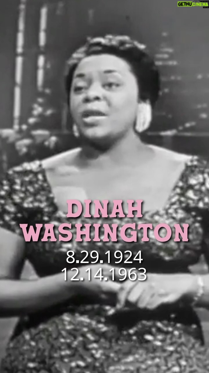 Nina Simone Instagram - Dinah Washington (8/29/1924 - 12/14/1963) #dinahwashington #thatsalliwantfromyou - @thedinahwashington