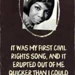 Nina Simone Instagram - From Nina Simone’s 1991 autobiography, “I Put A Spell On You,” she recalls the moment she wrote her first civil rights song: “Mississippi Goddam.” This year marks the 60th anniversary of #mississippigoddam. Please join us tomorrow (3/21) over at the Nina Simone channel on YouTube for the premiere of “Mississippi Goddam: The Story Behind The Anthem,” to explore the history and significance of #ninasimone’s first protest anthem.