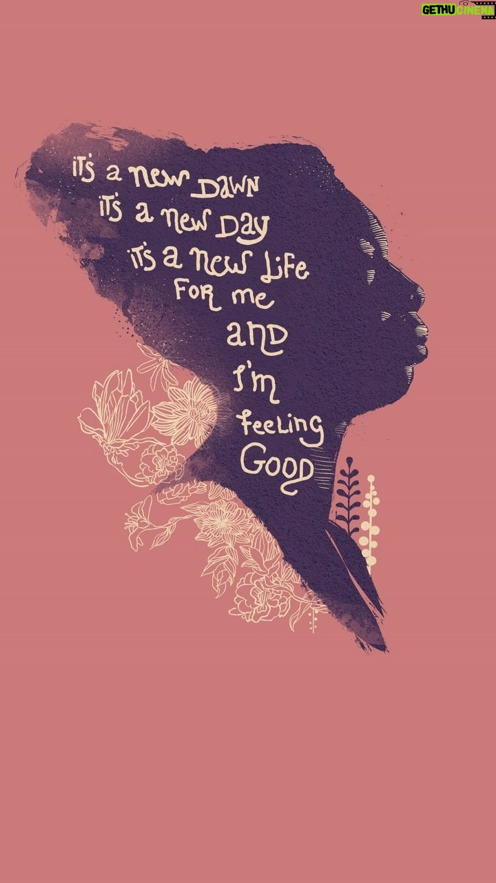 Nina Simone - 13.7K Likes - “It’s a new dawn. It’s a new day. It’s a new life for me, and I’m feeling good…” - #ninasimone #feelinggood - 🎨 by @alex.badaro - Remix by @joeclaussellsplaygroundd