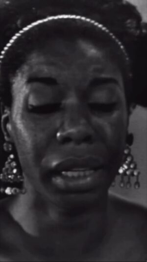 Nina Simone Instagram - “All you can ever count on are the raindrops that fall on little girl blue…” - #ninasimone #littlegirlblue #auclairdelalune - Live in Antibes, 1965