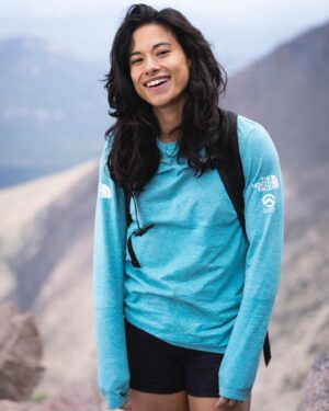 Nina Williams Instagram - Last summer I completed the Longs Peak Triathlon, unsupported. It was a personal challenge that I didn’t talk much about on social media. The Triathlon - a trio of biking, running, and climbing from Boulder to RMNP and back - encompassed moments of pure joy alongside clear and sobering realizations of my own mortality. I wanted time to process and reflect. Expressing my experience authentically while also acknowledging the impact of storytelling around soloing feels important to me; it’s a story I want to tell the Front Range community firsthand, in-person.

Join me at @colorado_chautauqua March 12th for an imperfect but hopefully meaningful conversation about risk. $15 tickets - get yours soon! Doors at 7pm, presentation at 730. Ticket link in bio ⬆️

📸 @felipesh from a recon mission in 2022. Bike footage from the actual day.

@thenorthface @scarpana @organicclimbing 
#climbing
