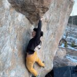 Nina Williams Instagram – Florida Man (V12) – all subtle body positioning and thumb cruxes on a grippy boulder in a sunny field with a crew that’s been helping me remember why I loved bouldering so much in the first place ❤️

Rode the send train started by @brookeraboutou 🚂 while @dawoods89 @tchadx @diegolmontull worked the mega proj, @finn.stack wrapped up the morph arete, and @bobbysorich worked some 📸 magic. A whole lot of good vibes these past few weeks. Will roll this psych into 2024 🤩

Cheers for the FA @drewruana 🥂 This boulder is stacked!

@thenorthface_climb @organicclimbing @scarpana #climbing #bouldering