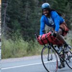 Nina Williams Instagram – Exhausted; I had completed the longest 🚲ride of my life and I wasn’t even half way done with the day, We still had to hike, climb the 💎 , and summit Longs before reversing the whole thing (and by the way, the phrase uphill both ways is actually a thing).

Last year I got a text from @sheneenagins ”want to climb the diamond?”. The next day I surprised her with a late start, 8 cams, 3 micros, and a rope slightly thicker than floss. On the approach, I learned that it was her first time on route, but somehow I knew we would be ok, as we descended, we talked about goals. Somewhere in my distant future, The Longs Peak triathlon was on my list. Little did I know how soon that “some point” would arrive.

No records were set, but we completed our original sub-24 hour goal, and made it to our board meeting the next day! I probably should’ve trained a little bit more, but we finished. And so thankful that I basically could draft the whole way — well besides the shortest and most fun part — the actually rock climbing.

Now on to the next thing — anyone looking to buy a bike???

@patagonia @patagonia_climb #tradisrad #rockclimbing #longspeaktriathlon #climbingismypassion