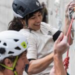 Nina Williams Instagram - A #RedBullDualAscent Roundup - had as much fun with the crew as I did on the wall. The organizers and athletes that make this event possible are just as unique, interesting, and dynamic as climbing up a sheer concrete face. Big big thanks to @redbulladventure for making this vision come alive, @thenorthface_climb for the team vibes, @honngy VIP (Very Important Partner), and all the friends new and old. What an experience! My Europe tour is ending a little early due to a finger injury 😩 hopefully not too serious but a build up of small tweaks are telling me to chill. These past weeks in China, Italy, Poland, and Switzerland have been a whirlwind. I’ll be back soon! But for now, its home time 🇺🇸❤️ #climbing