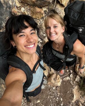 Nina Williams Instagram - Still wrapping my heart around @thenorthface Athlete Summit ❤️ We gathered to discuss expeditions, projects, products, and brand goals but the most important conversations happened in-between: around the campfire, on the beach, at the crag, next to the ping pong table, during a 3am ocean swim. The people on this team are absolute forces of inspiration and determination while also navigating all that it means to be a human being in this heavy world. And it is only getting heavier. 

I treasure these moments with a family of friends that I can turn to for both hard talks and easy laughter. Thanks for another year of love. #TNFAthleteSummit

@thenorthface 
@thenorthface_climb 
@thenorthface_trail 
@thenorthface_snow