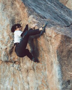 Nina Williams Instagram - “The Drago’s were exactly what I needed for some of Colorado’s textured outdoor granite. The soft last suctions onto feet that stiffer shoes slip right off of. Sometimes you need sensitive rubber to really dig into rock; then there’s more weight on your feet and less on your hands. The Drago are perfect for the job!”” – @sheneenagins 📸 @honngy #scarpa #noplcetoofar #scarpaclimb