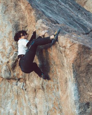 Nina Williams Instagram - “The Drago’s were exactly what I needed for some of Colorado’s textured outdoor granite. 
The soft last suctions onto feet that stiffer shoes slip right off of.
Sometimes you need sensitive rubber to really dig into rock; then there’s more weight on your feet and less on your hands. The Drago are perfect for the job!”” – @sheneenagins

📸 @honngy 

#scarpa #noplcetoofar #scarpaclimb