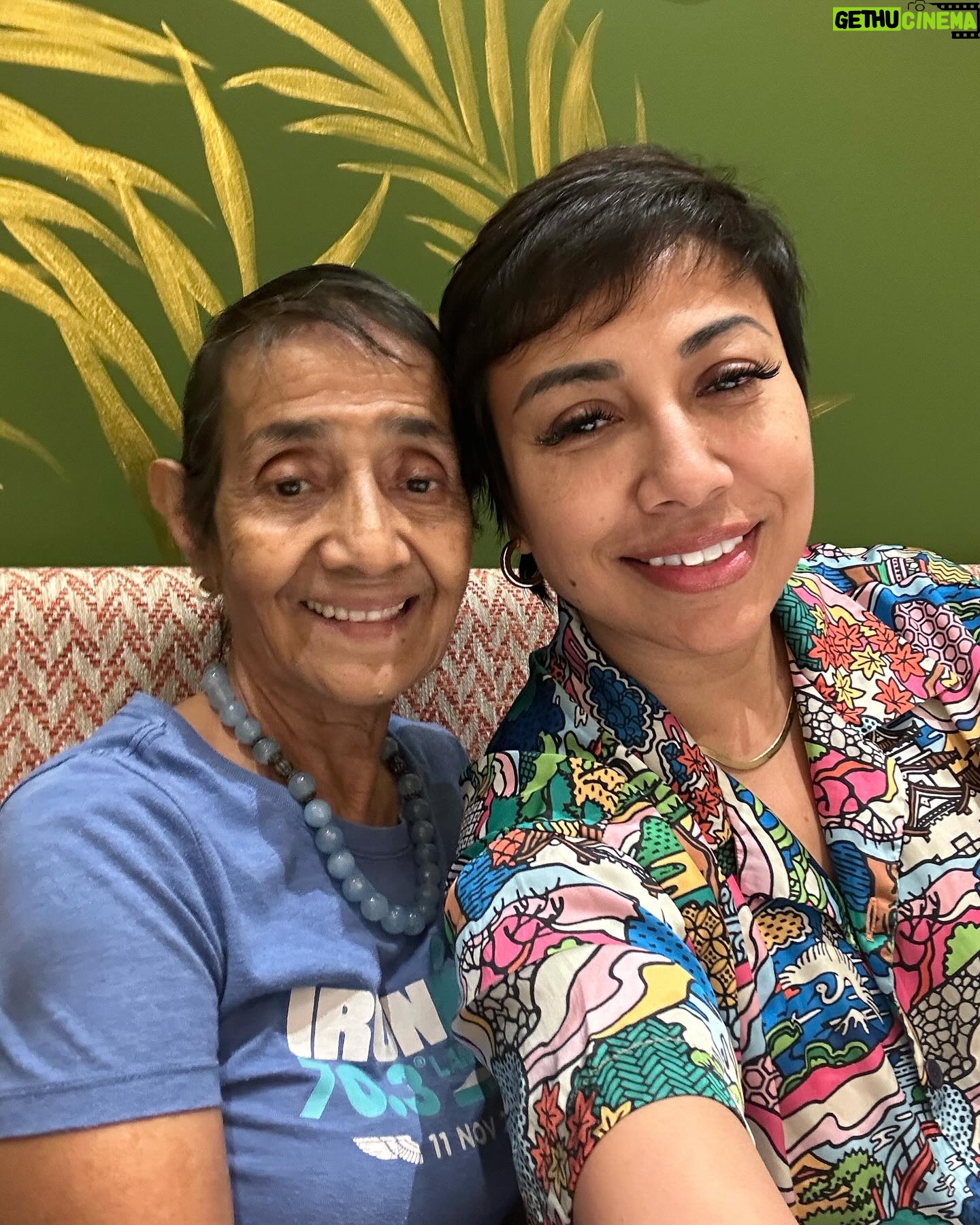 Ning Baizura - 2.1K Likes - A night out with my mum ! What a lovely Vegan dinner we manage to Have for her… heheeh Thanks to @nalenasilemak in Pavilion Damansara for our requests !! 😍