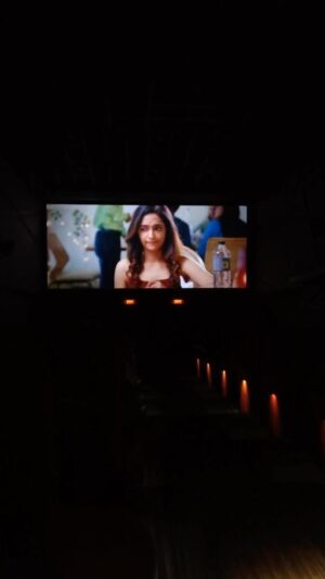 Niranjani Ashokan Instagram - Mesmerized by the sheer magic of the silver screen as I witnessed myself for the first time🧿 A kaleidoscope of emotions, dreams, and dedication brought to life✨A dream etched in reality🌟 Gratitude and awe flood my heart♥️ Forever grateful for this unforgettable moment!🙏💫🧿

#FirstBigScreenExperience #DreamsRealized #emotionaljourney #film #theatre #bliss