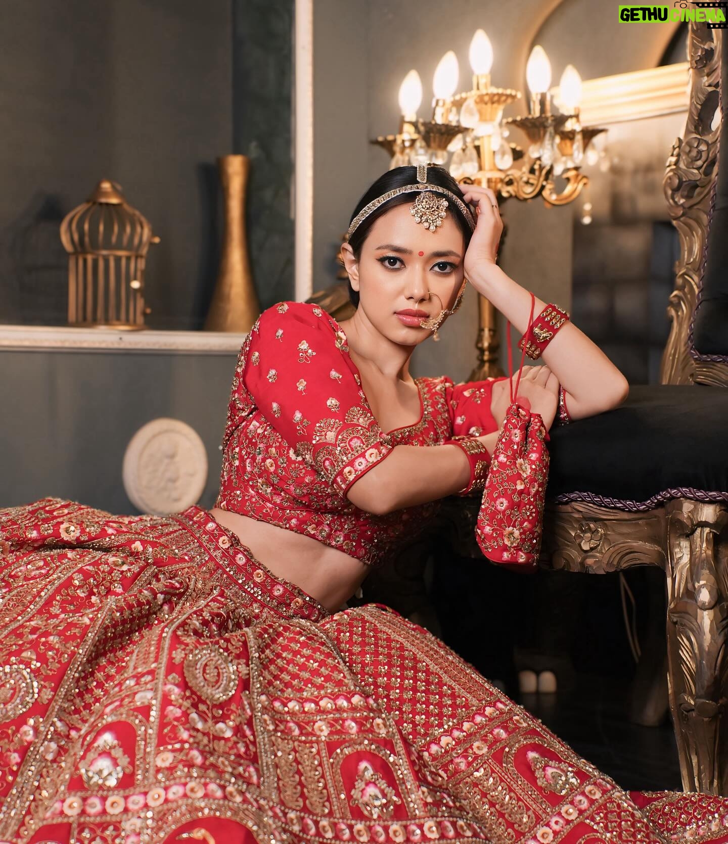 Nirisha Basnett - 3 Likes - ♥️
.
Outfit by @the_adhya_designer
Makeup by @makeover_by_adhya @yashvi_makeover14
Shot by @sagarfilms194
Location @s3.mumbai