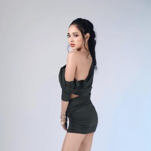 Nirisha Basnett Instagram - 🥬 #voila
.

Managed by @shadowtalentmanagement 
Photographed by @aashutosh_mishra28 
Styled by @kopalmanwani 
MUA @rohini_makeupandhair 
Location @satyastudiosandheri 
Outfit @zara