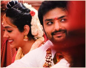 Nirup Bhandari Instagram - From the moment we met, to the adventures that shaped us, together we’ve woven our own brand of magic. 
#happyanniversary Kanmani 🤗 @tvdhanya